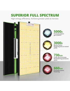 Viparspectra PRO 2000/250W - 2024 Samsung SMD LM301B